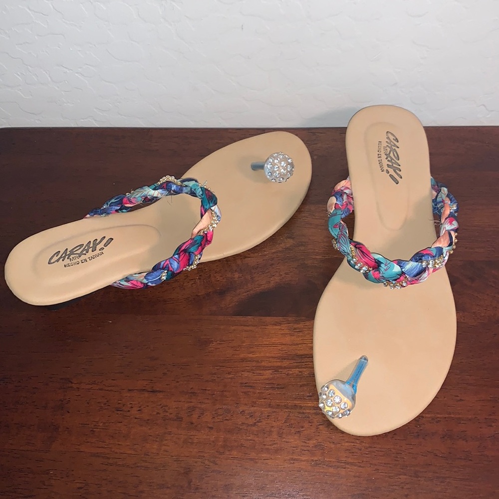 MR CARAY! BRAND NEW SIZE 7 GORGEOUS SLIP ON SANDALS
